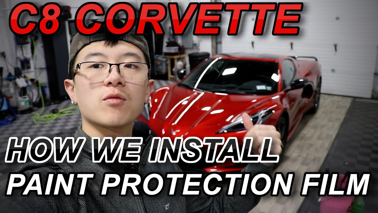 How to install clear bra paint protection on your C8 Corvette