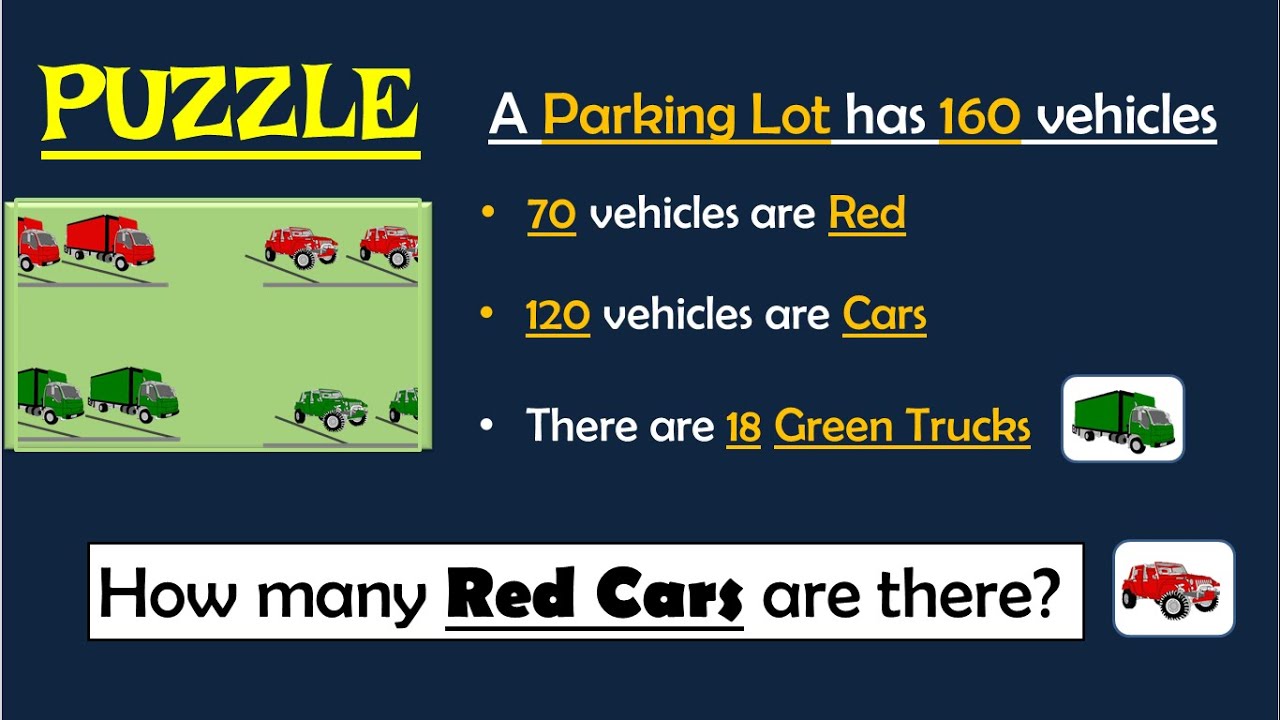 Parking Lot Puzzle || Maths Puzzle 👉 Math Game Puzzle | cool math games