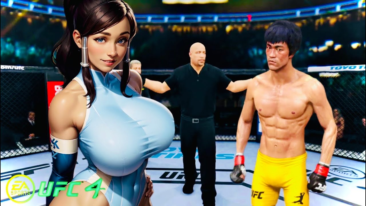 PS5 | Bruce Lee vs. Indestructible Blue Eyed-Blue Barbie [EA Sport UFC 4]🥊