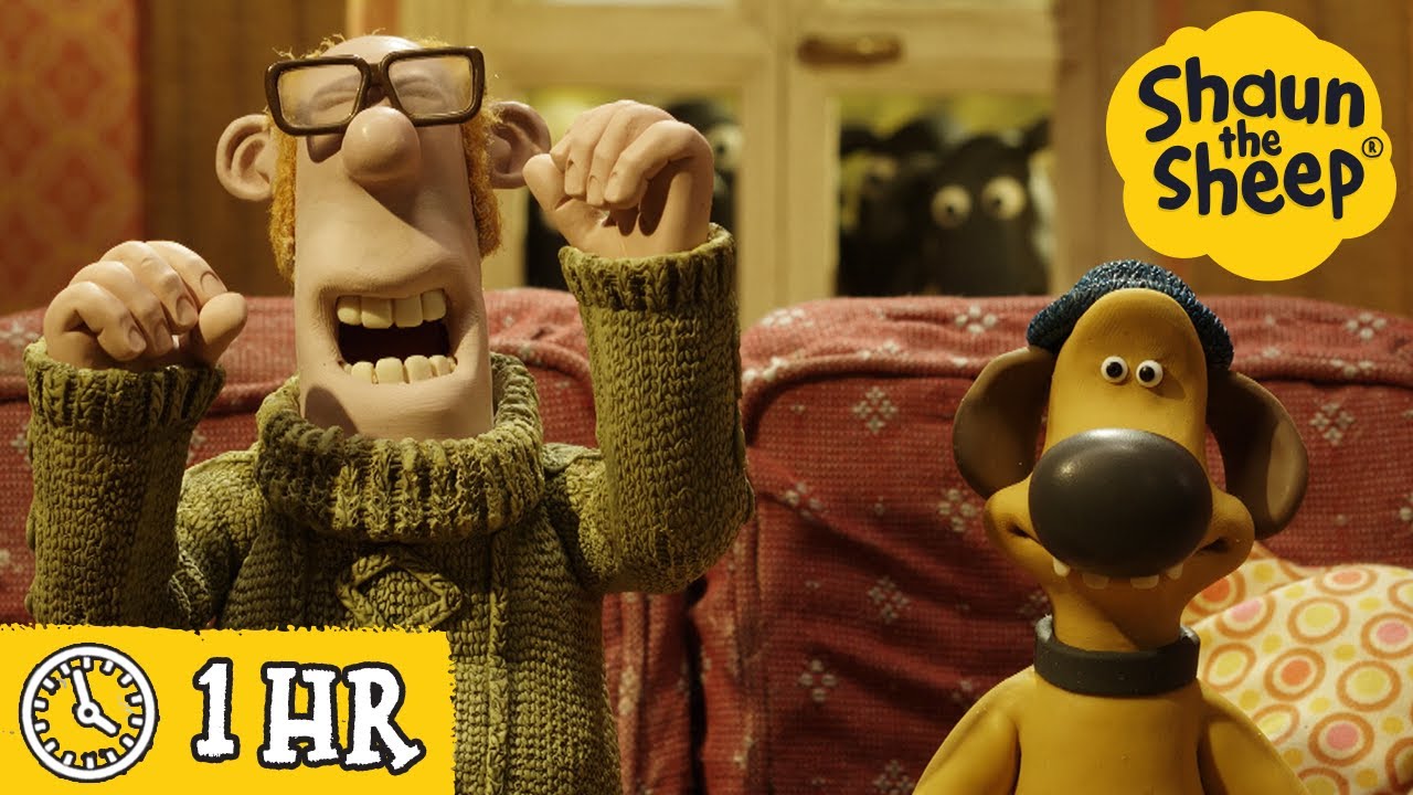 Shaun the Sheep 🐑 Can Shaun and Friends Fix The Broken TV? 📺 Full Episodes Compilation