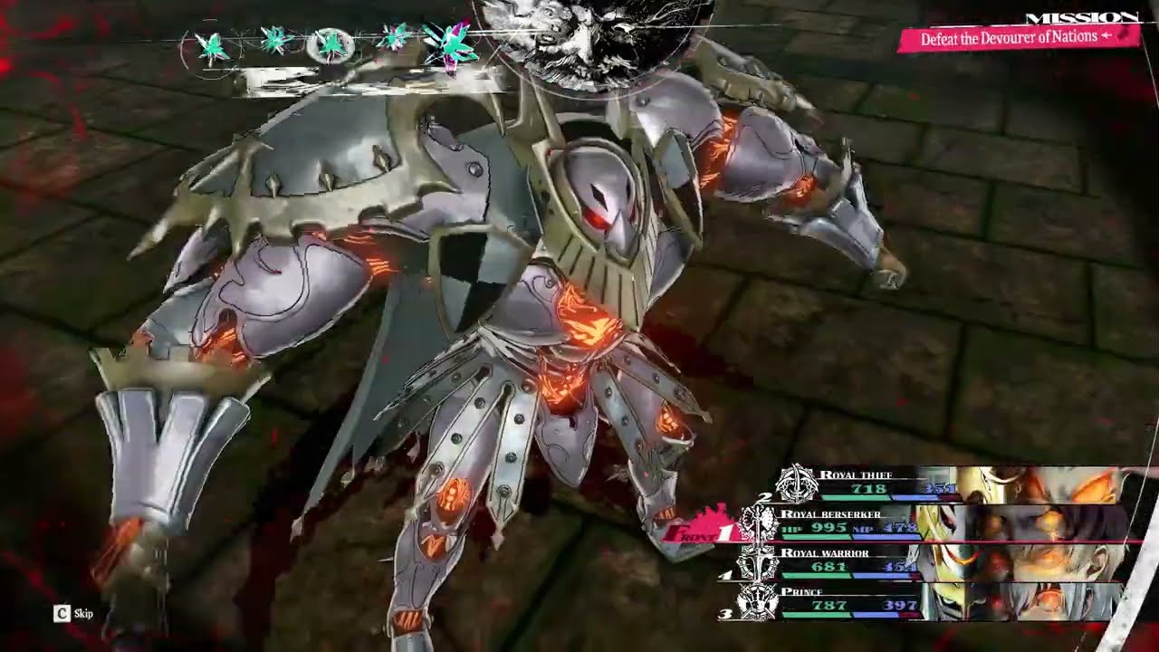 Metaphor: ReFantazio - Devourer of Nations Dragon Boss Fight [Hard, No Damage]