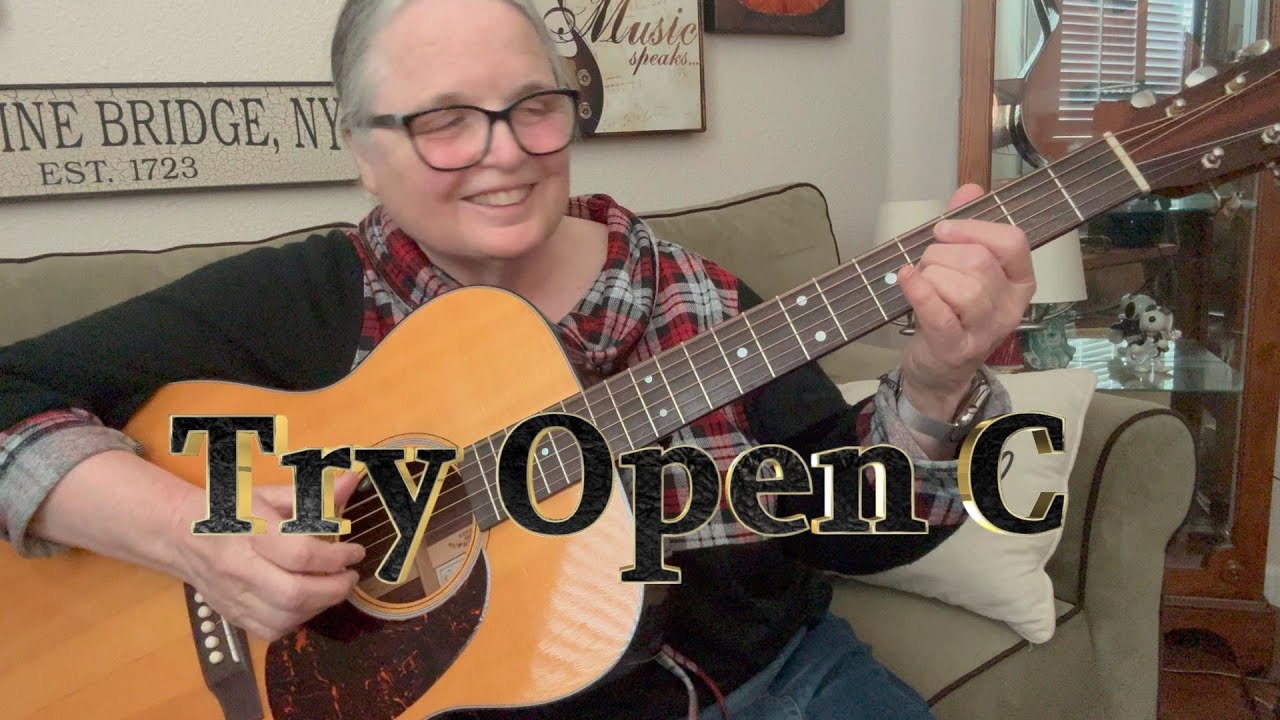 Try Open C  ** Alternative Guitar Tuning ** Have Fun With It!     (Martin M-21)  #guitar