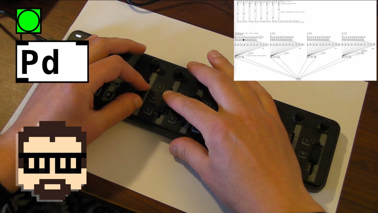 Intro to Pure Data 3: Performing MIDI (Data-Driven Instruments) | Simon Hutchinson