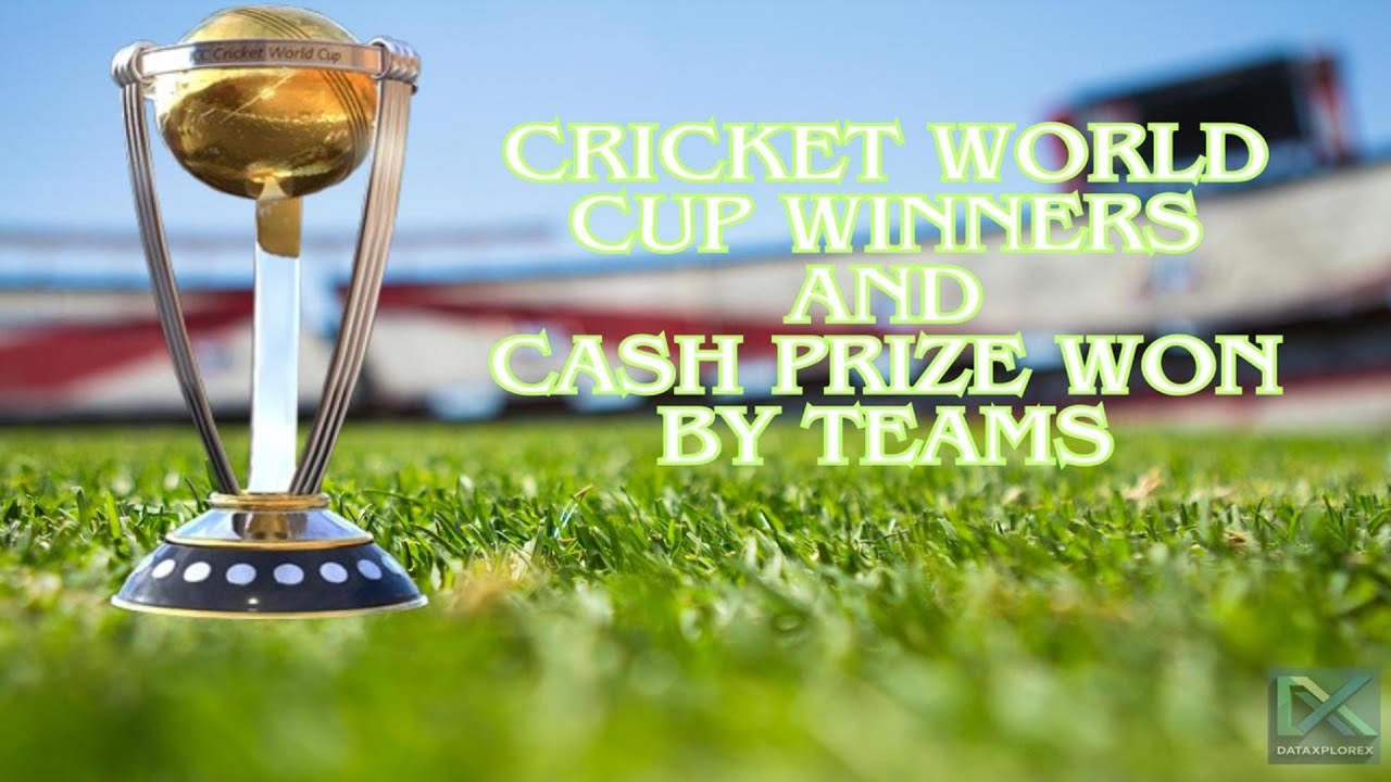 Cricket World Cup Trophies Winners & Prize Money | 3D Bar Animation of Champions (1975&ndash;2023)