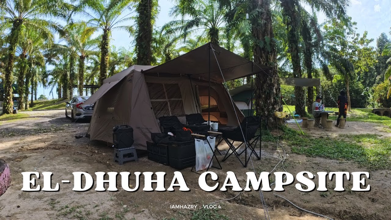 VLOG 4 | PERTAMA KALI CAMPING DI EL-DHUHA CAMPSITE | ASMR | NATUREHIKE VILLAGE 13