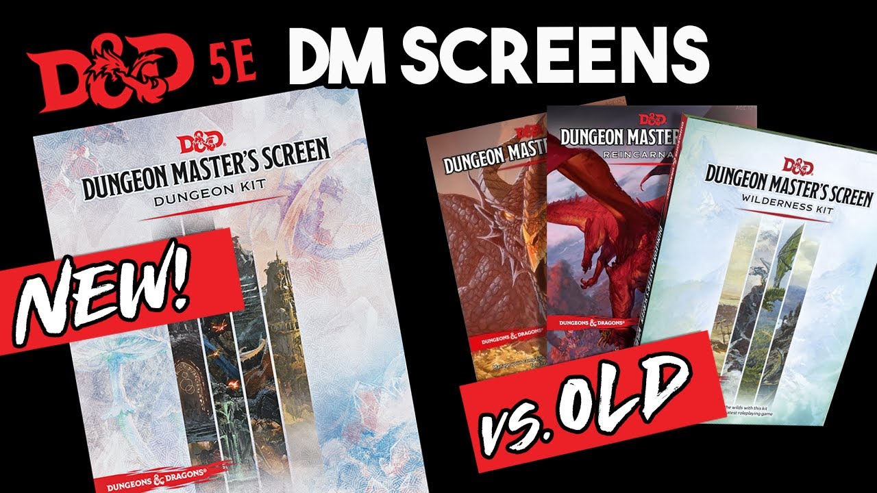 Экраны DM D&D 5E — какой лучше всего подходит вам? (Включая новый набор для подземелий)