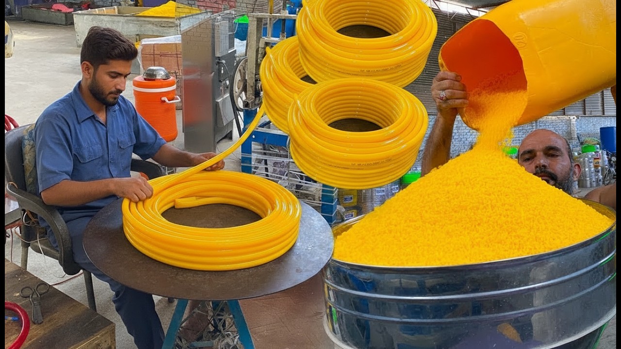 PVC Garden Pipes Making Process | How Garden Pipes Are Made in a Small Factory