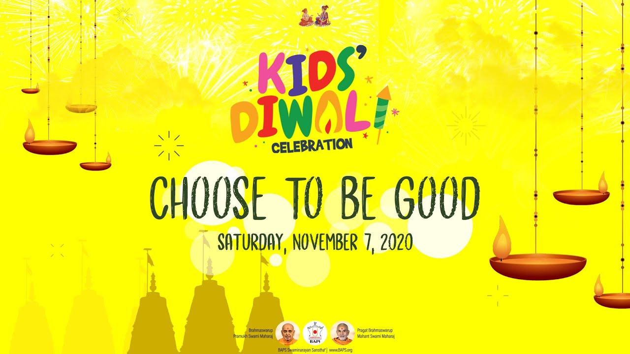 Choose To Be Good: Kids’ Diwali Celebration