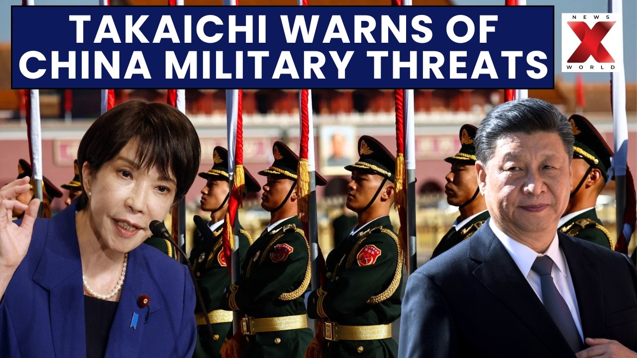 Japan’s PM Takaichi Addresses Rising China Military Threats in Parliament | NewsX World