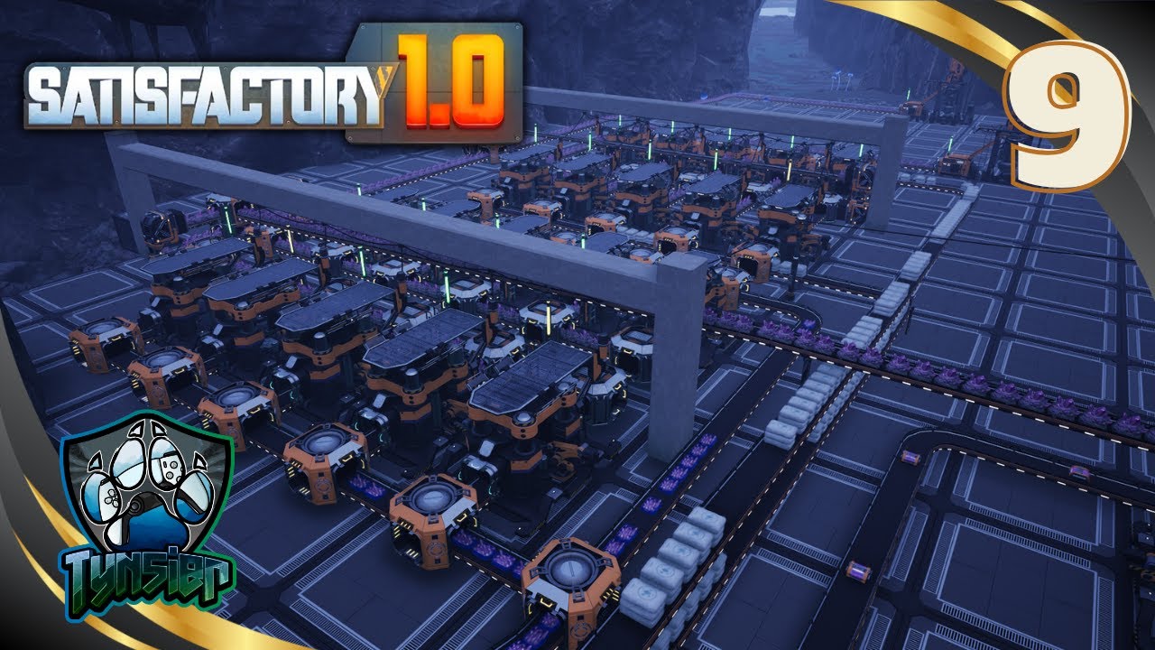 Quartz and Sam Cave Factory Satisfactory 1.0 Ep 9