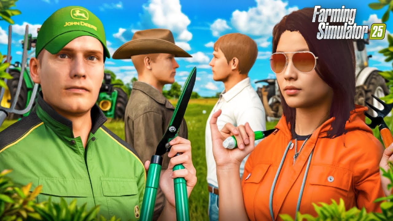 БИТВА ФЕРМЕРОВ в FARMING SIMULATOR 25
