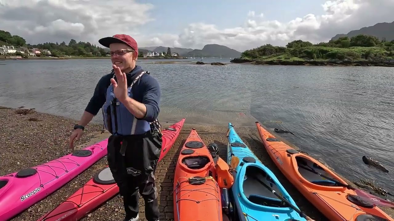 Learning to Sea Kayak day with Sea Kayak Plockton, Kyle, Scotland.