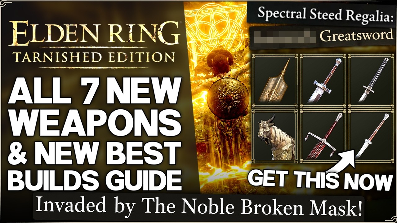 Elden Ring Tarnished Edition &mdash; Как БЫСТРО получить ВСЕ 7 новых видов оружия, наборов брони и откр...