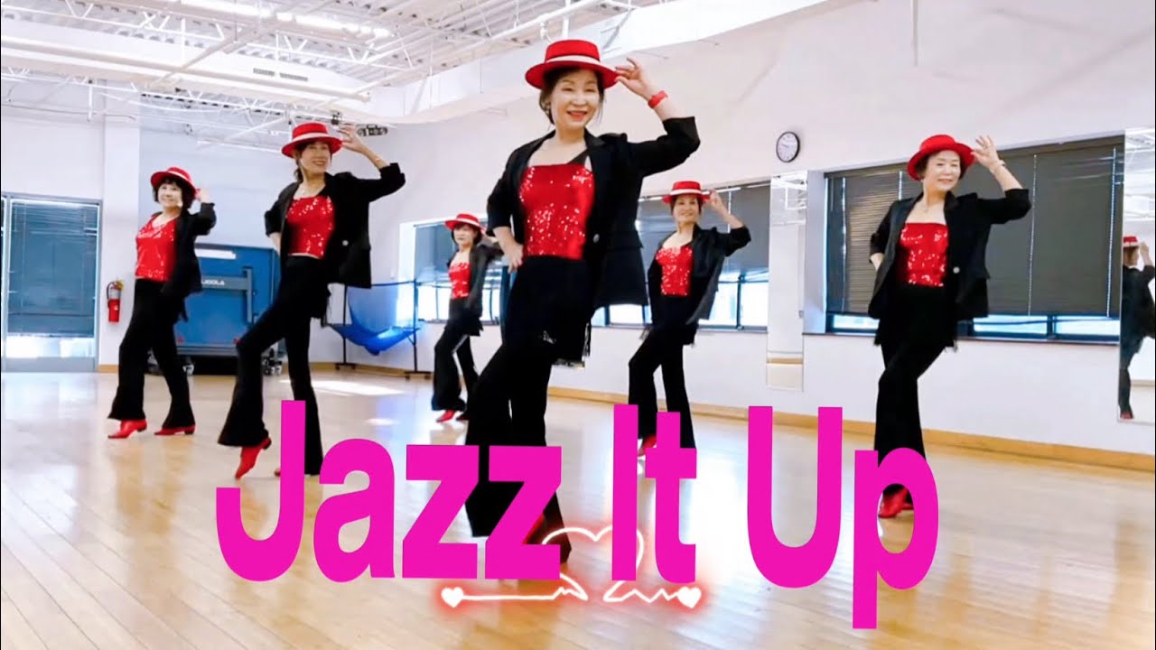 Jazz It Up - Line Dance (Improver)😘매력적인 노래#안젤라 