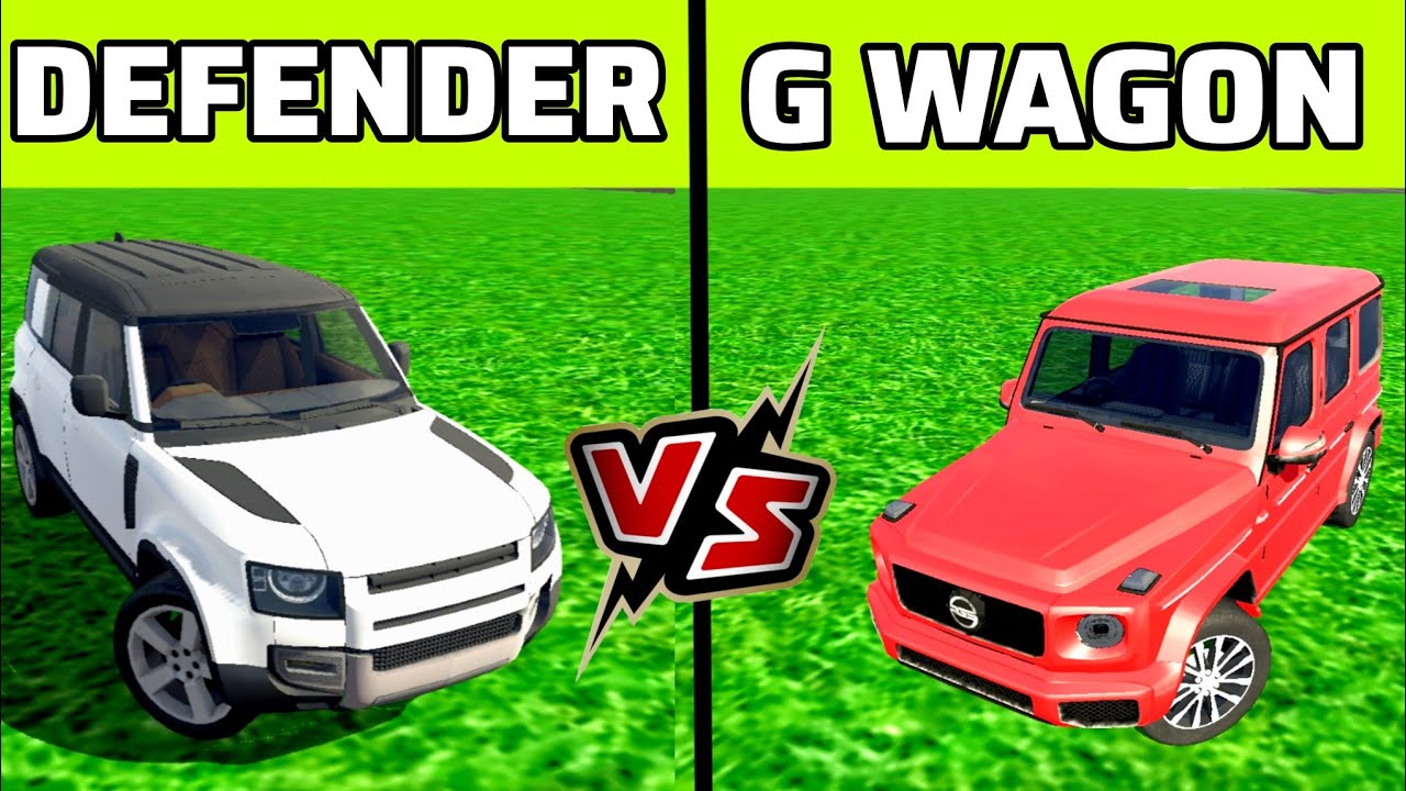 🤯 DEFENDER VS G WAGON 😱 CHALLENGE IN || INDIAN BIKE DRIVING 3D ||