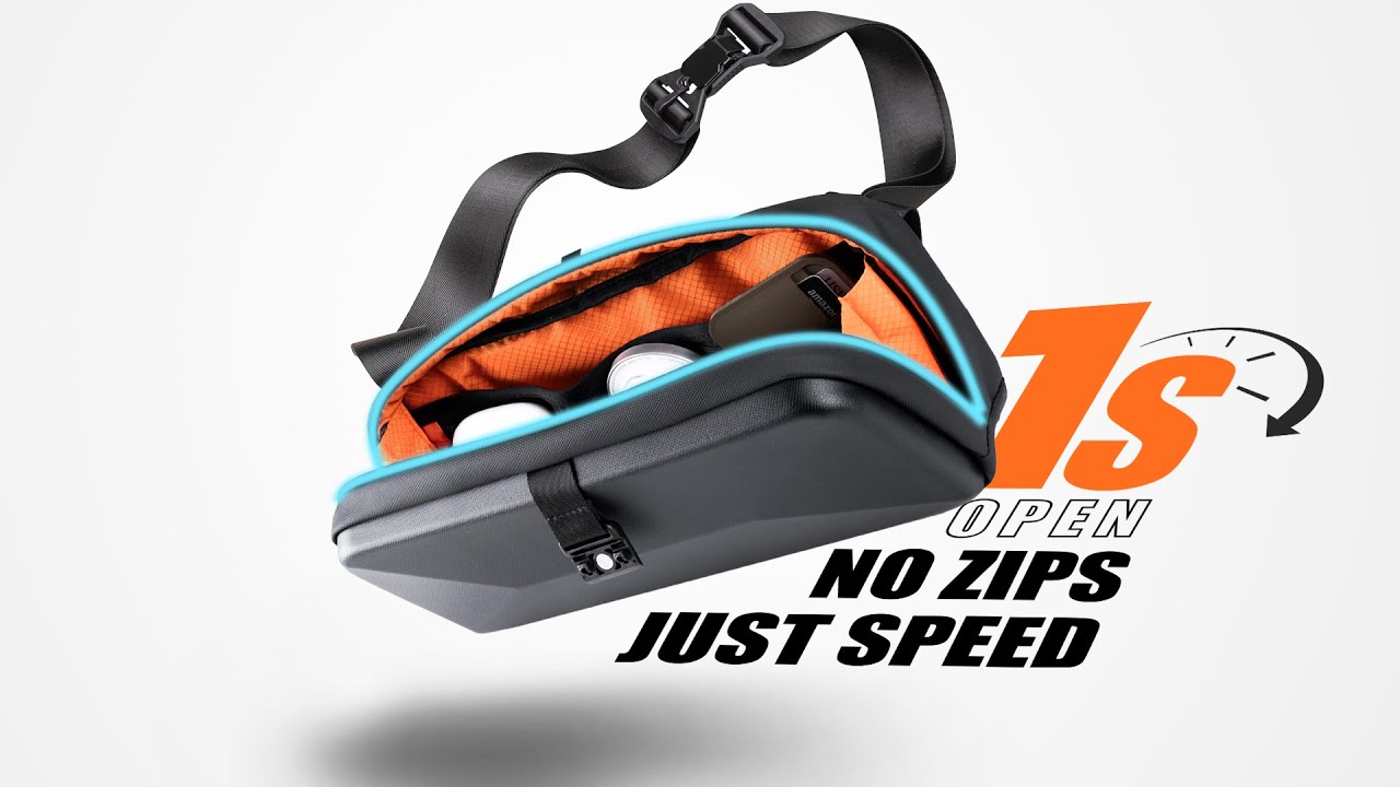 MagGo Air: The Ultimate Zipper-Free, Quick-Access Sling & Waist Bag!