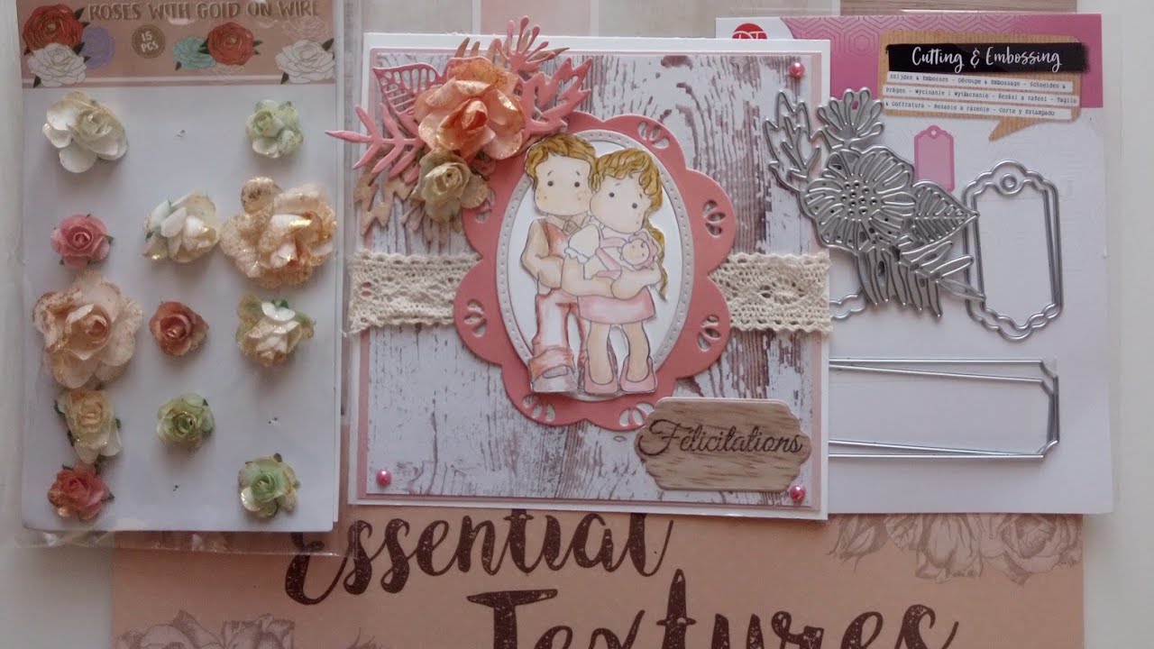 TUTO CARTE MAT&Eacute;RIEL ACTION#3 #diesscrapbooking