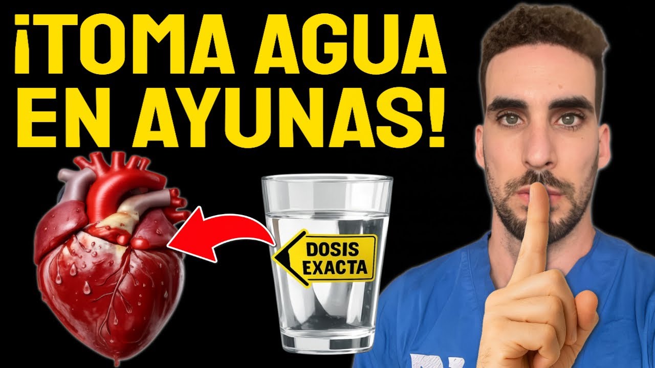 Lo que REALMENTE pasa cuando bebes AGUA en ayunas con el estómago vacío - Cardiólogo REVELA