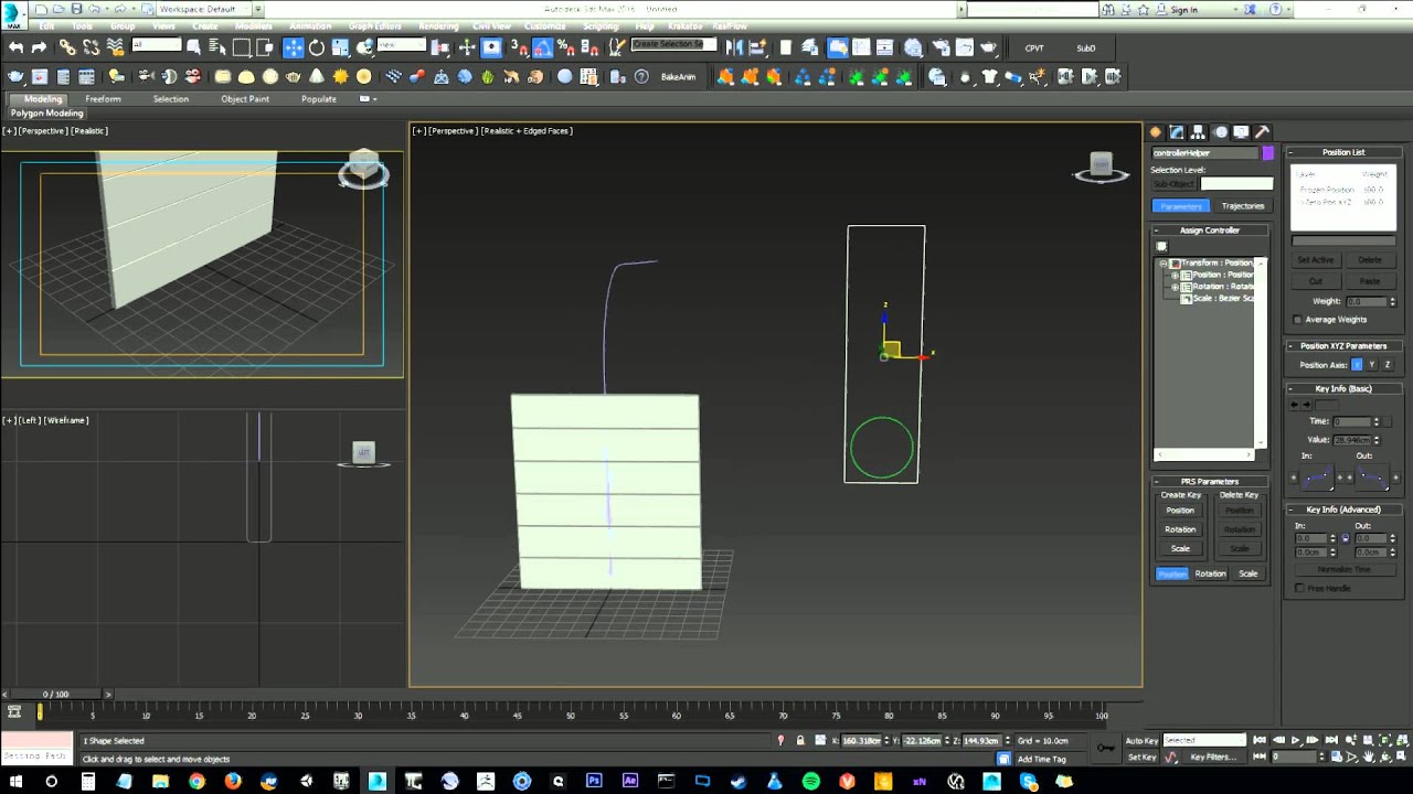3ds Max garage door controller