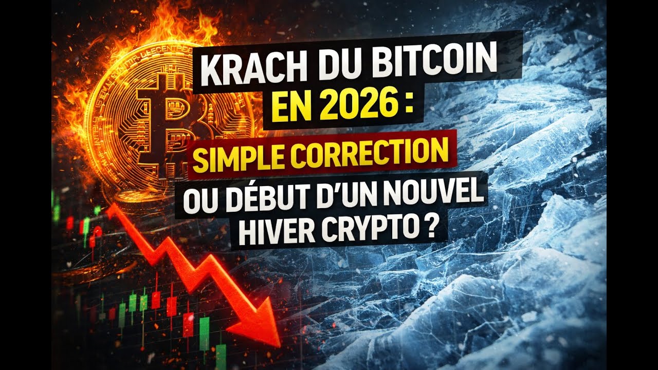 Krach du Bitcoin en 2026 : simple correction ou début d’un nouvel hiver crypto ?
