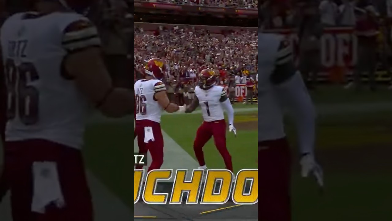 Jayden Daniels to Zach Ertz! First Touchdown of the season! #HTTR #HTTC #RAISEHAIL