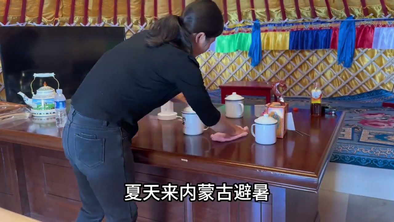 今天牧区热闹了 上午大姑来了，下午弟媳妇带着小侄子和奥迪哥她们都回来了……