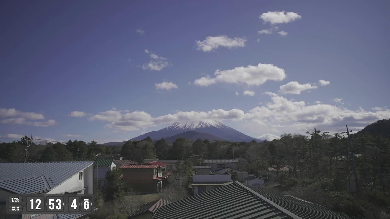 流星の富士山ライブカメラで星空観察！Meteor starry night Mount fuji live camera!