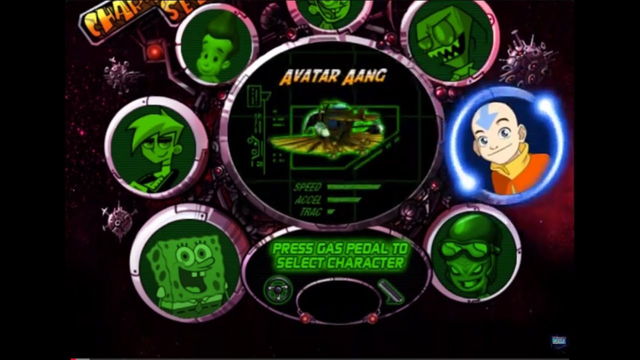 Nicktoons Nitro - Avatar Arrng - Gameplay (TeknoParrot)
