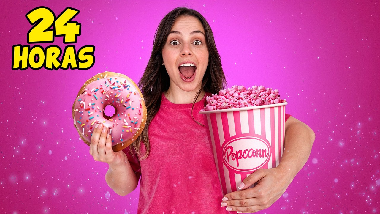 24 HORAS COMIENDO ROSA