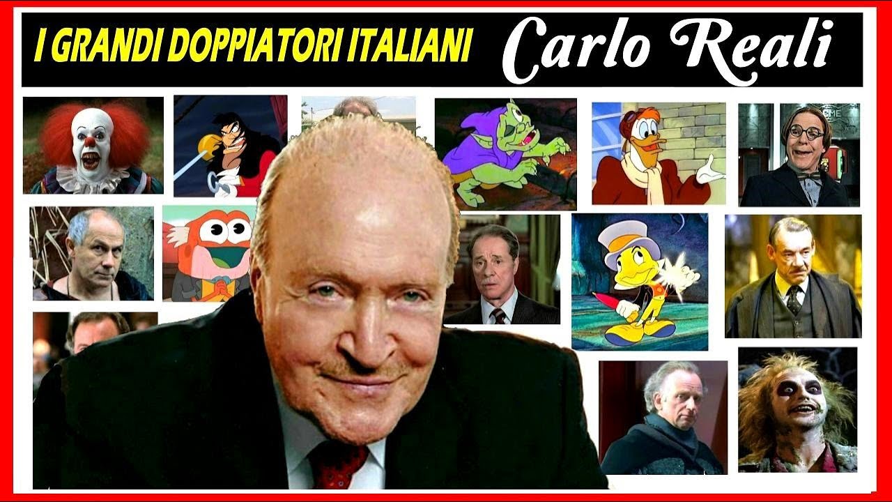 CARLO REALI  (i grandi doppiatori italiani)