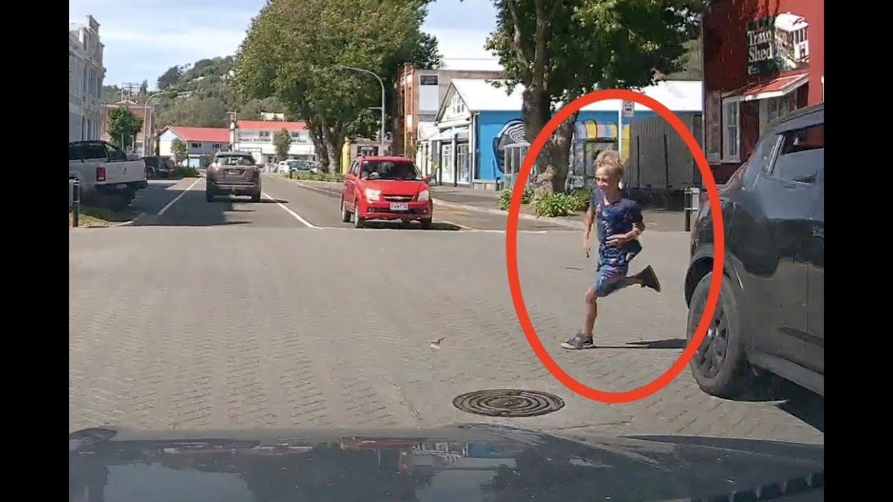 Child Hit By Car -  Scary Dashcam Video Shows How Lightning Reactions Saved Him