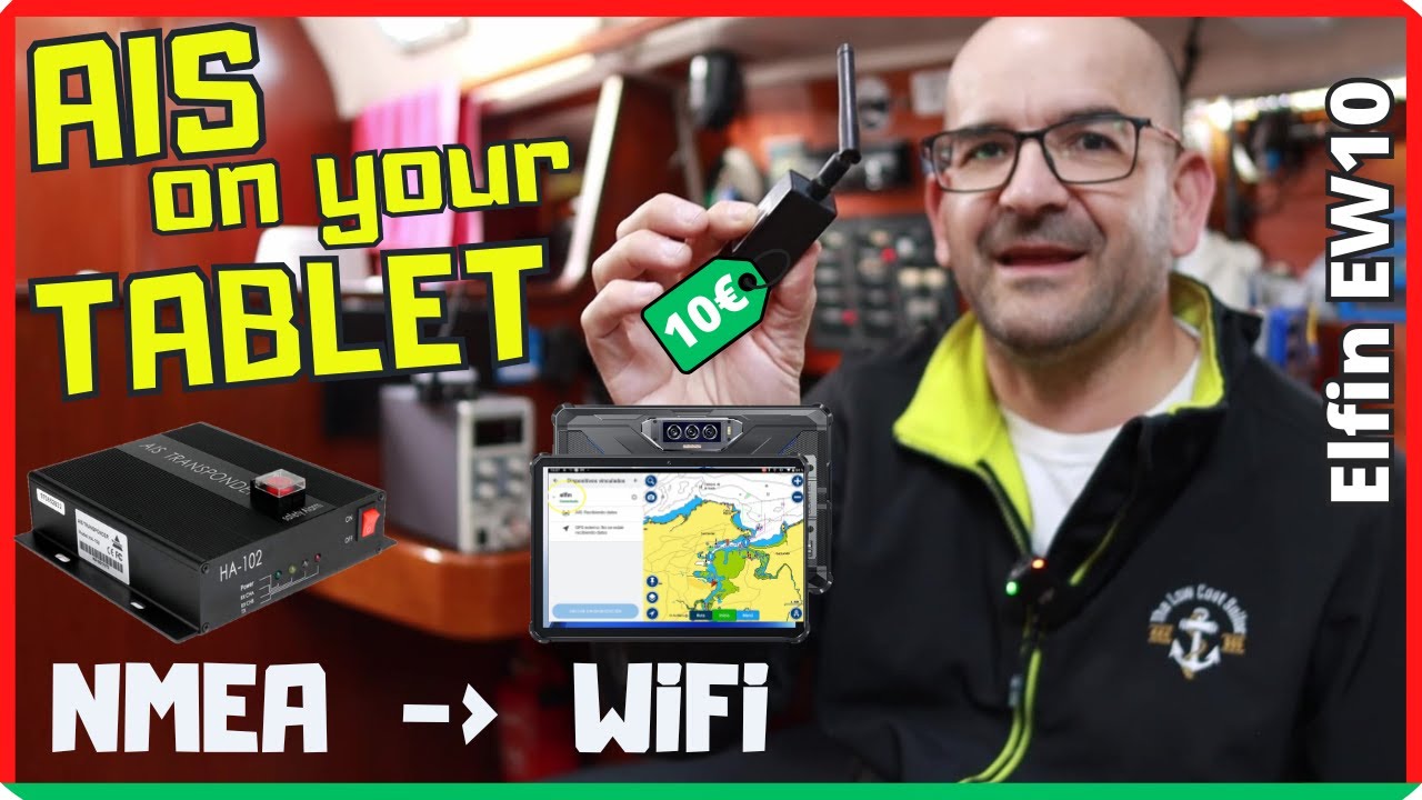 EP96 - NMEA to WiFi. View AIS on your tablet with the Elfin EW10