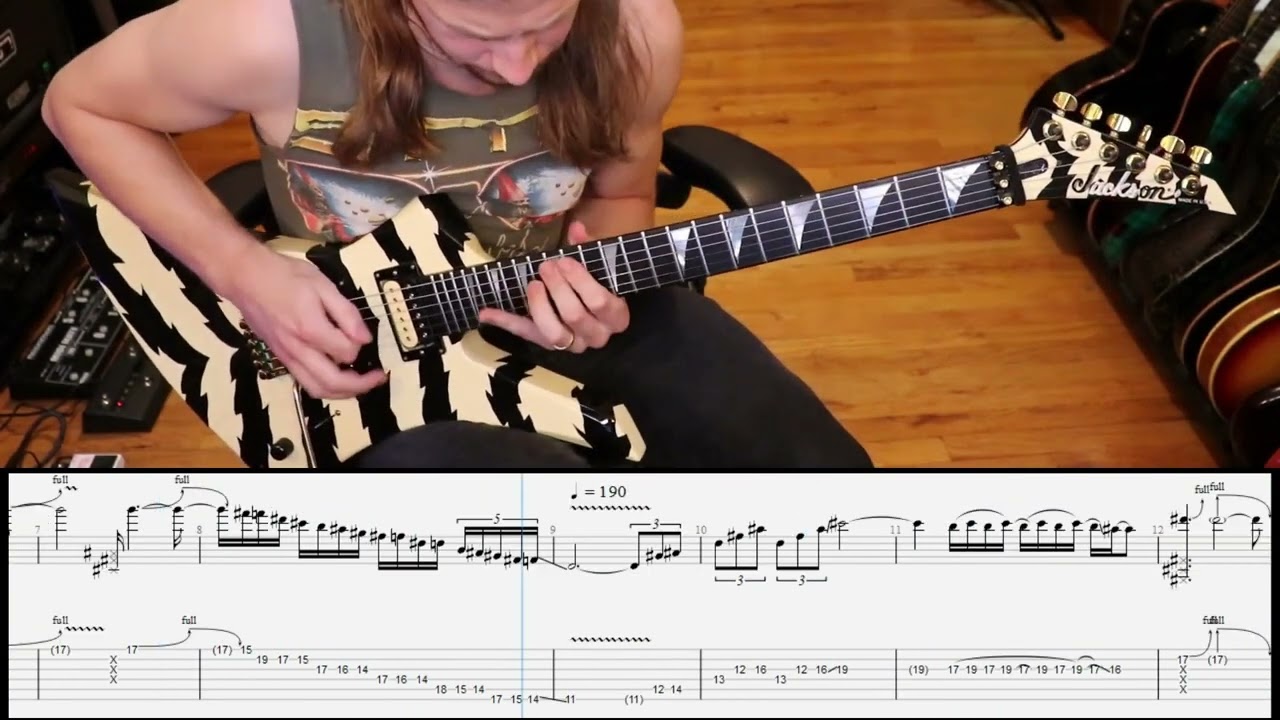 Brandon Ellis  - Sinister Minor Sweep Arpeggios (Screen tab)