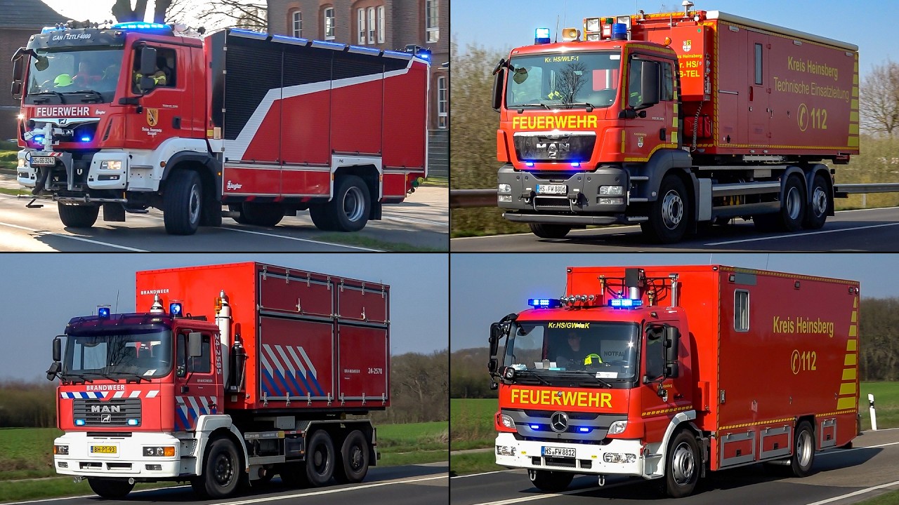 [650 EINSATZKR&Auml;FTE AUS 3 L&Auml;NDERN]  - GIFTIGER STOFFAUSTRITT | Gro&szlig;einsatz f&uuml;r Feuerwehr & MEHR!