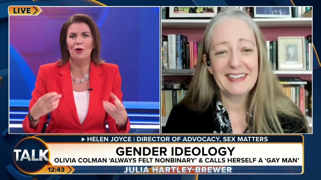 Olivia Colman’s “non-binary” identity | Helen Joyce on Talk TV