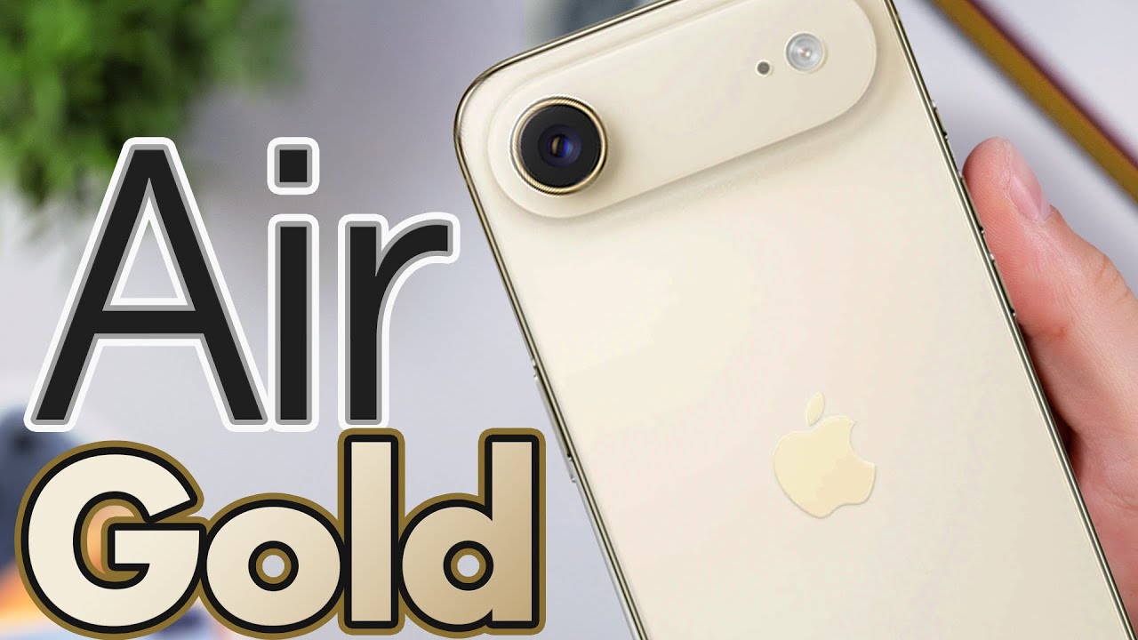 Он идеален! Распаковка и впечатления от светло-золотистого iPhone Air!