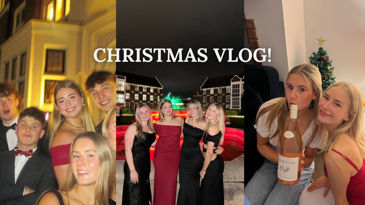 uni diaries | winter ball & christmas dinner
