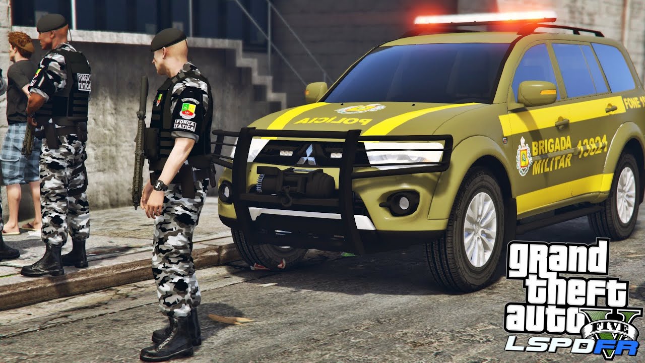 GTA V BMRS - FORÇA TÁTICA DA BRIGADA MILITAR NO COMBATE A GUERRA DO TRÁFICO NOS BAIRROS #456