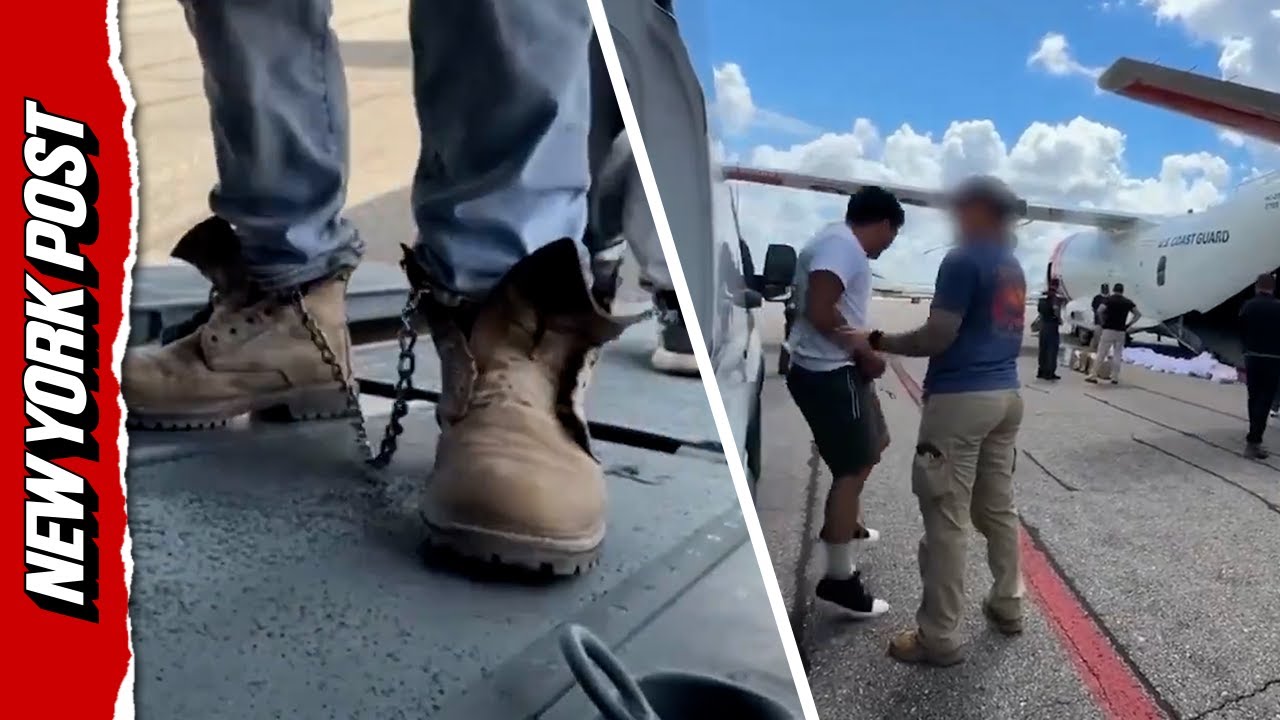 Watch: ICE DEPORTS Dozens of Illegal Immigrants Accused of Crimes