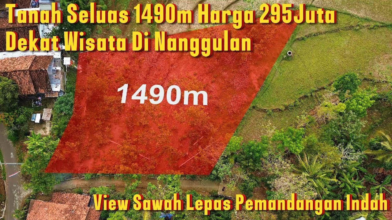 Murah! Tanah 1490m² Harga 290 Juta Dekat Wisata Villa, Resto & Kuliner Yogyakarta