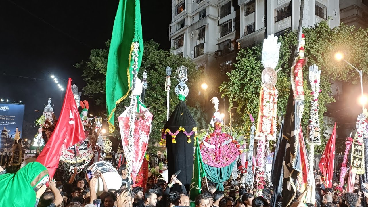 Shab e Ashura 9th moharram Mumbai Azadari 2024 Juloos  | Dongri | Honda corner Juloos | Part l