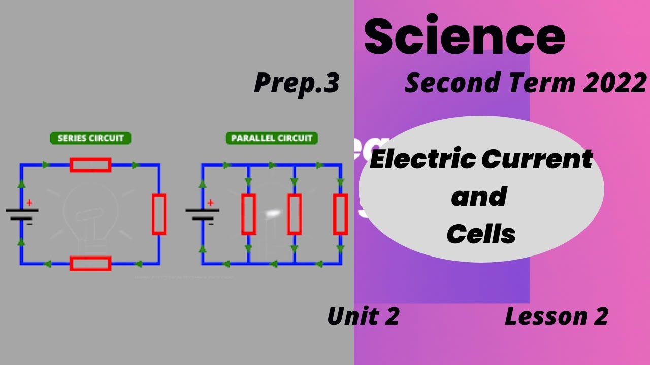 SCience | Prep.3 | Unit.2 | Lesson.2 _ Electric Current and Cells | Second Term 2022