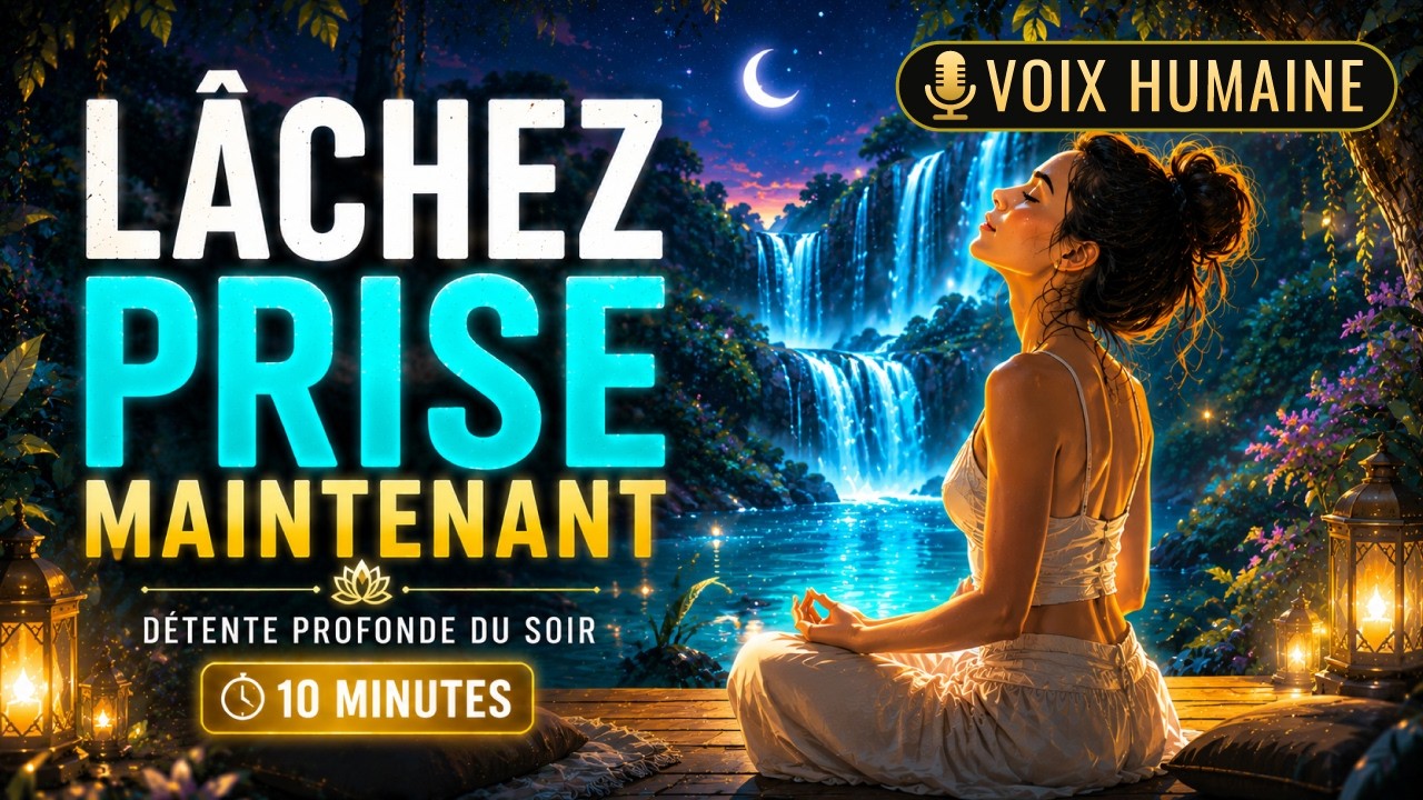 🧘🏽‍♀️ Lâchez prise maintenant – détente profonde du soir en 10 minutes
