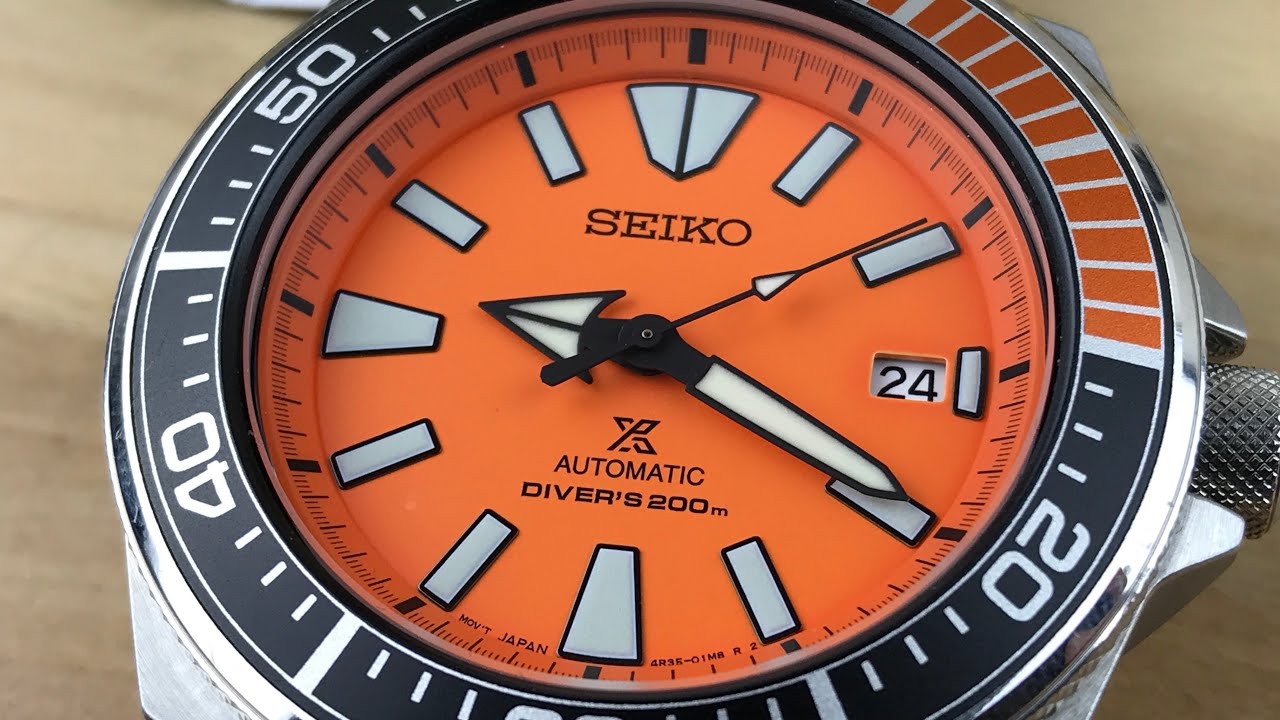 Seiko srpc07 orange samurai