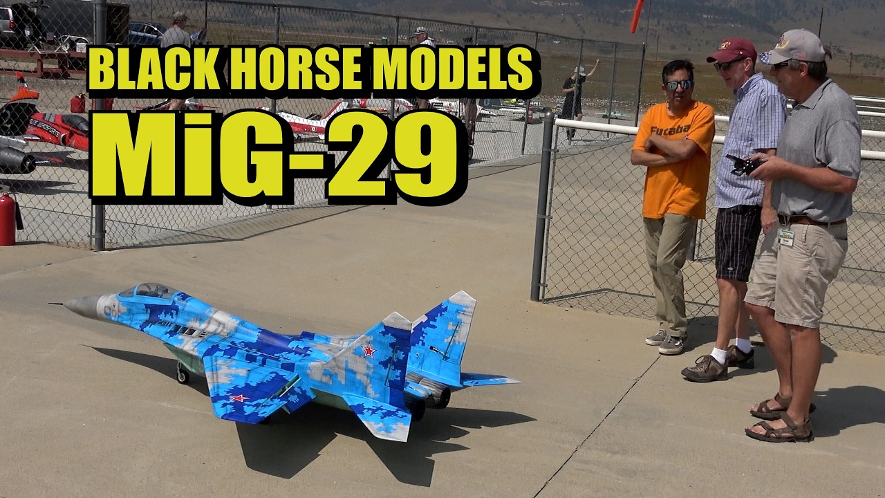 Clark Graves...  Black Horse Mig-29 Turbine 1635mm ARF...  Saturday, August 10, 2024