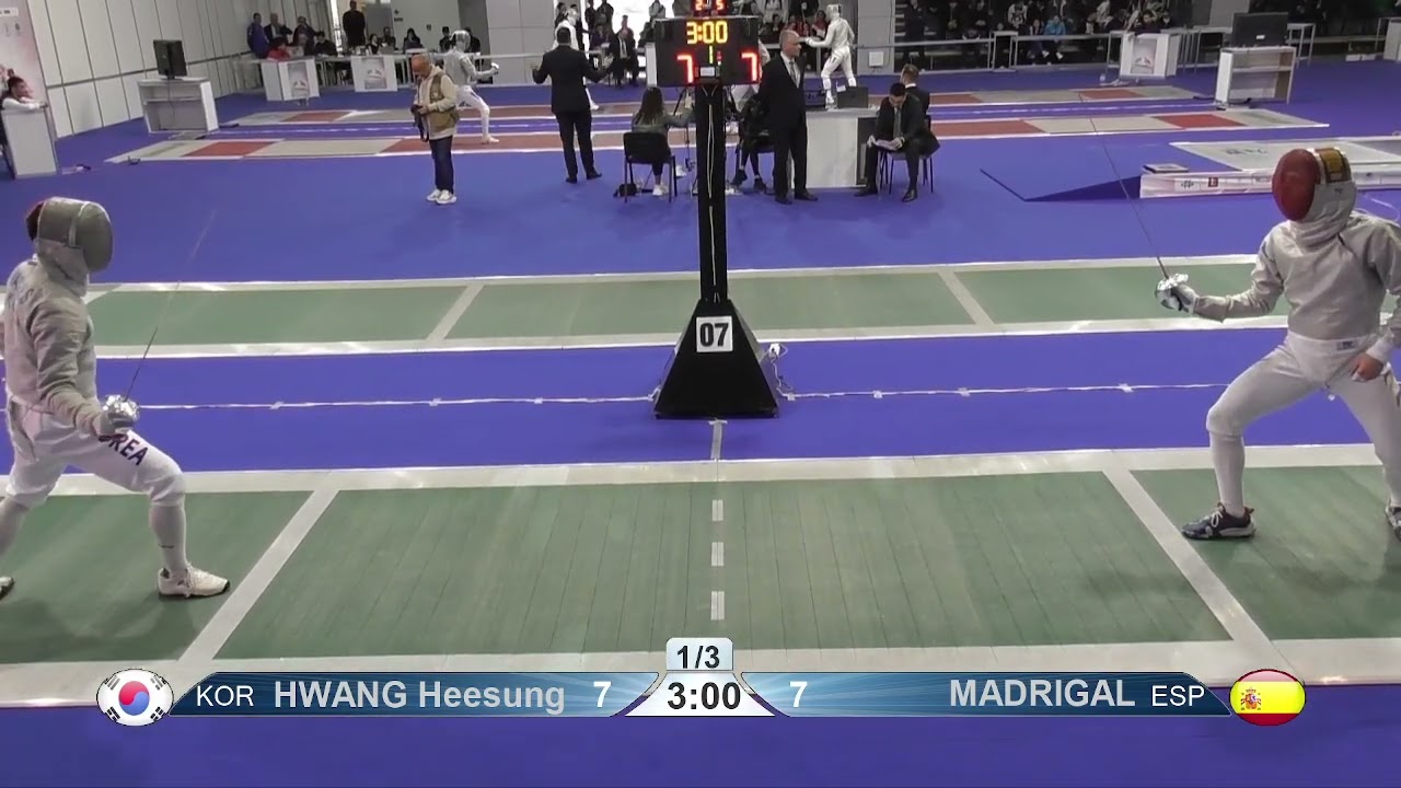 2023 Day01 T32 15 M S Individual Junior Plovdiv BUL CHM 7 MADRIGAL ESP vs HWANG KOR