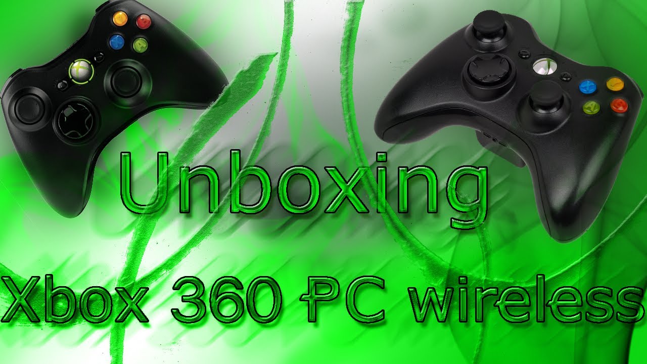 Unboxing Pada do PC Xbox 360 wireless