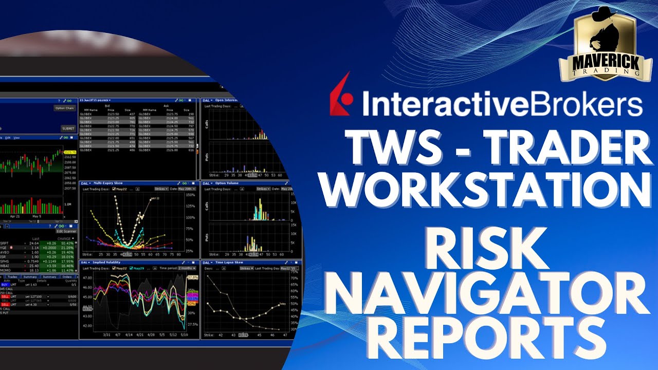 How to use Trader Workstation Tutorial - TWS Risk Navigator Reports  - Option Trading