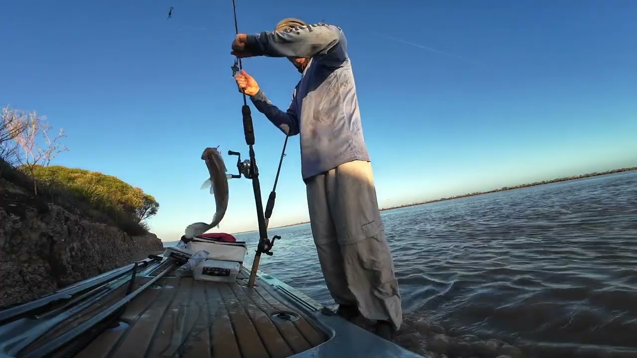 Sand Trout and a Redfish I Couldn't Keep