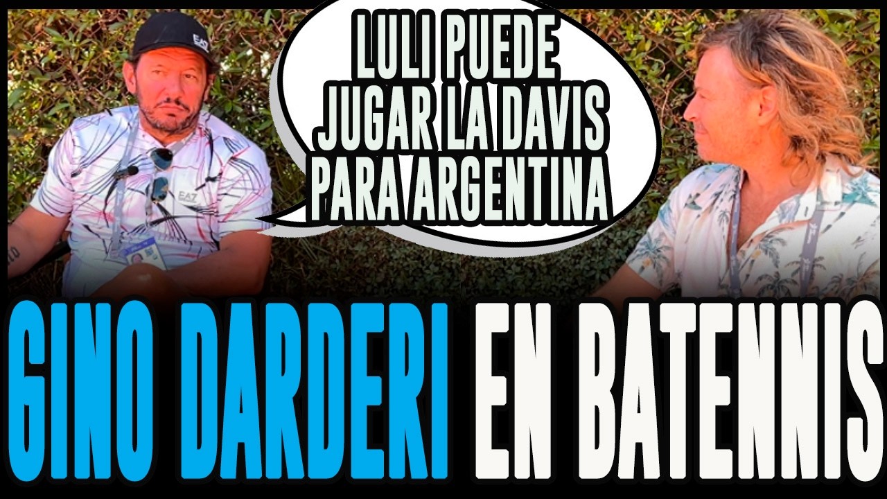 LULI DARDERI PUEDE JUGAR LA COPA DAVIS PARA ARGENTINA - GINO DARDERI CON DIEGO AMUY EN BATENNIS